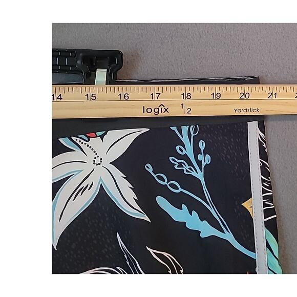 Hurley Phantom Domino Boardshorts 18" Size 40 Hawaiian Floral Black EUC - Picture 7 of 12